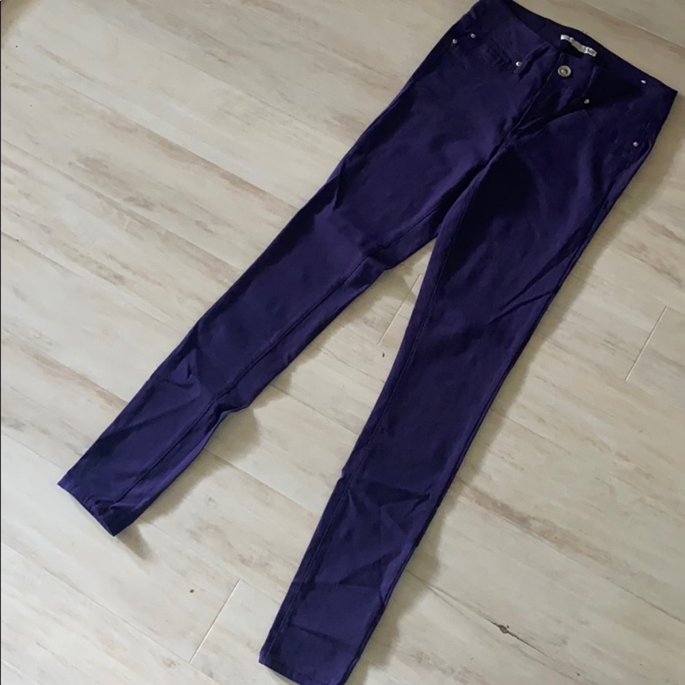 YMI Dark Purple Jeggings Sz Small